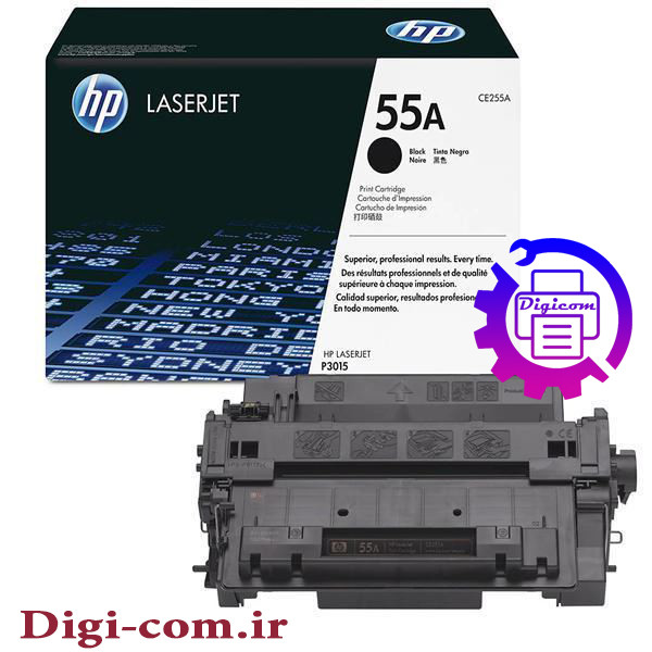 تونر اچ پی مدل 55 A مشکی ا Toner 55A Black