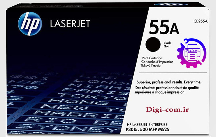 تونر اچ پی مدل 55 A مشکی ا Toner 55A Black