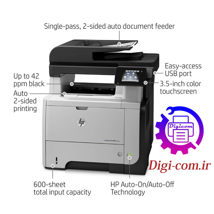 پرینتر چند کاره لیزری اچ پی مدل M 521 DN ا HP M 521 DN Multifunction laser printer